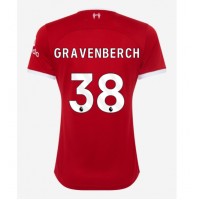 Liverpool Ryan Gravenberch #38 Replica Home Shirt Ladies 2023-24 Short Sleeve
